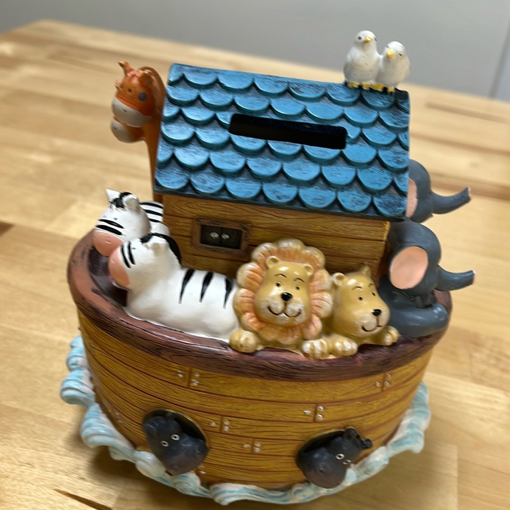 Noah’s Ark piggy bank